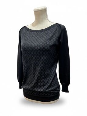 Gucci Black Knit Top